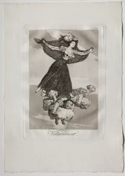 Ochenta Caprichos: Volaverunt, 1793-1798