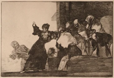 Armselige Torheit, aus der Serie Los Disparates