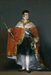 Porträt von König Ferdinand VII. von Spanien, 1815