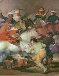 Der 2. Mai 1808, Madrid (Detail des unteren rechten Teils)