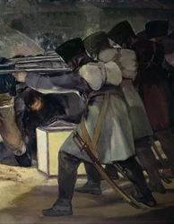 Der 3. Mai 1808, Madrid (Detail der Infanteristen)