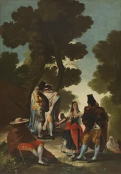 Die hübsche Frau und die maskierten Männer (Die Straße von Andalusien)
