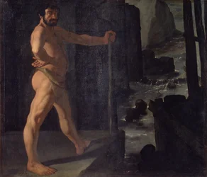 Herkules verändert den Lauf des Flusses Alpheus