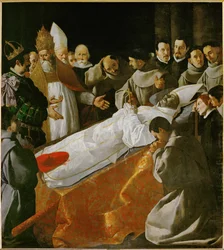 Die Ausstellung des Körpers von Saint Bonaventura