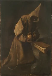 Der heilige Franziskus in Meditation