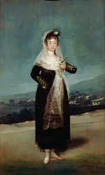 Porträt der Marquesa de Santiago