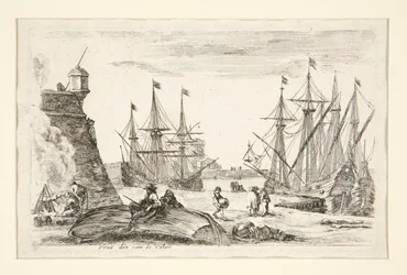 Eingang zu einer Ecke von Calais