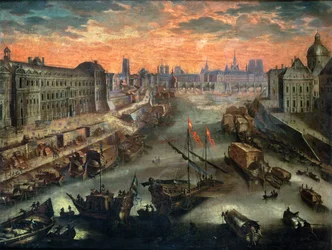 Ansicht von Paris von der Pont Royal