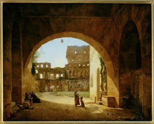 Innenansicht des Kolosseums in Rom