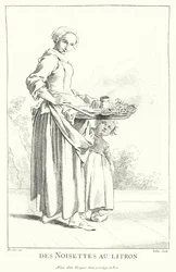Nussverkäufer (Gravur)