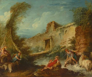 Die Furtüberquerung, ca. 1703-70