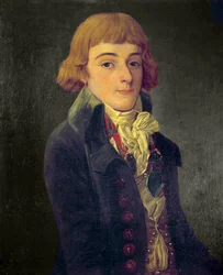 Vermutetes Porträt von Louis Antoine de Saint-Just