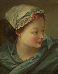 Kopf einer jungen Frau, frühe 1730er Jahre