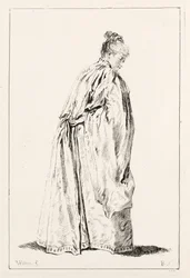Stehende Frau