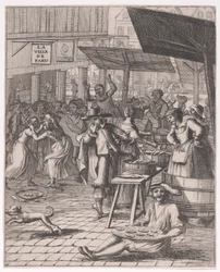 Ein Fischmarkt; aus Divers sujets remarquables tirés de l