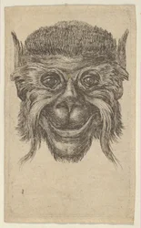 Affenmaske, aus Divers Masques, ca. 1635-45