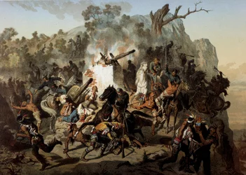 Niederlage der Modocs am 15. April 1873