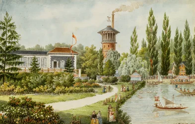 Ein Freizeitpark außerhalb von Paris, 1846