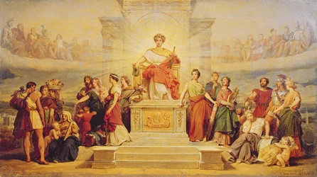 Allegorie der Stadt Paris, Studie für die Dekoration des Hotel de Ville, 1842