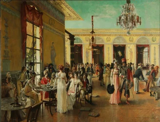 Café Frascati Eine Szene aus Napoleons Zeit, 1893