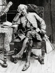 Porträt von Guy Mannering, Hauptfigur aus Guy Mannering oder Der Astrologe