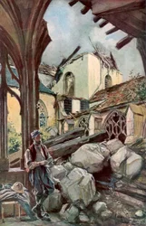 Das Kloster und die Kathedrale von Verdun, Frankreich