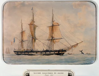 Walfangschiff in Havre