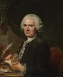 Porträt von Jean-Jacques Rousseau 1712-1778