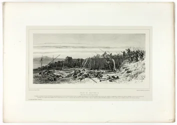 Eroberung des Bastions Nr. 9, aus Souvenirs d’Italie: Expedition de Rome