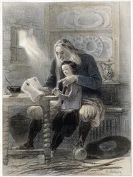 Der Mann von Briec (Finistère) - in „Galerie armoricaine“ von Lalaisse und Benoit