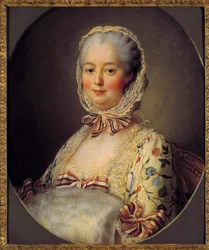 Porträt von Jeanne Antoinette Poisson, Marquise de Pompadour (Madame de Pompadour)