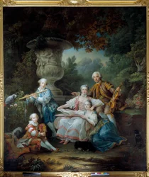Die Familie von Louis Francois du Bouchet, Marquis von Sourches und Großprevot von Frankreich