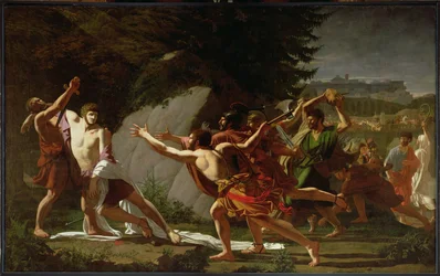 Der Tod des Gaius Gracchus (um 159-121 v. Chr.), 1792-97