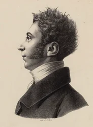 Porträt von Franz Xavier Wolfgang Mozart 1791-1844, 1820er Jahre