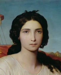 Esther als Odaliske (Detail), 1844