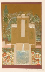 Das Lied von Salomo, Lackarbeit von Jean Dunand