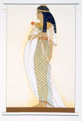 Eine Prinzessin, eine Illustration aus 