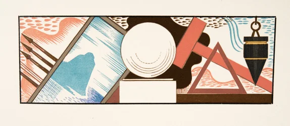 Grafische Illustration aus Prométhée Enchaîné von Aeschylus, veröffentlicht 1941