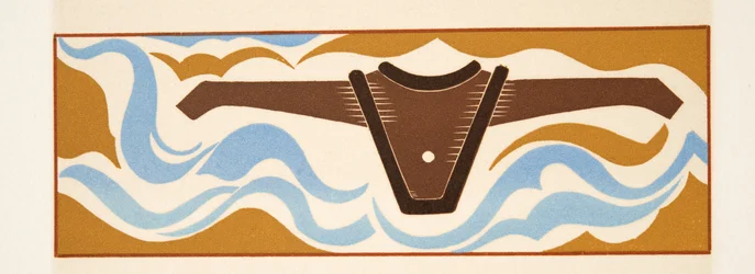 Grafische Illustration aus Prométhée Enchaîné von Aischylos, veröffentlicht 1941