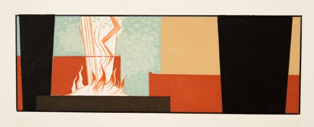 Grafische Illustration aus Prométhée Enchaîné von Aischylos, veröffentlicht 1941