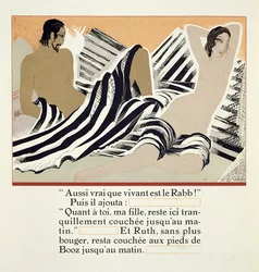 Ruth ruht zu Füßen von Boas, aus 