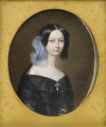 Herzogin Helene von Mecklenburg-Schwerin 1814-1858, später Herzogin von Orléans, ca. 1835