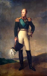 Porträt von Zar Alexander I. von Russland, 1817