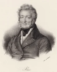 Porträt des Komponisten Ferdinando Paer 1771-1839, 1830