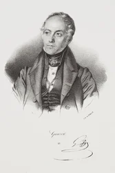 Porträt des Politikers François Pierre Guillaume Guizot