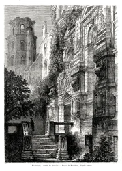 Heidelberger Schloss, Deutschland, 1886