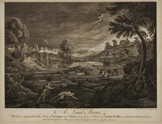 Ein Landsturm. Pyramus und Thisbe