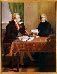 Vittorio Alfieri mit Abbe Tommaso Galuso