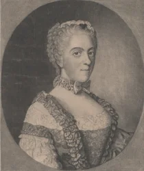 Porträt von Mme. Anne-Henriette de France, 1750