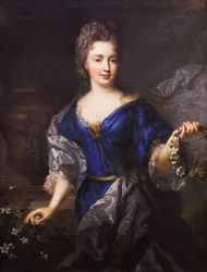 Porträt von Marie-Anne de Bourbon, Prinzessin von Conti, 1690